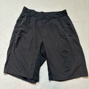 Lululemon THE Black Gym Shorts 11” inseam. Size Large